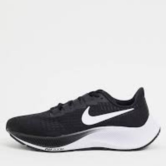 Nike Air Zoom Pegasus 37 TB Black White Running Shoes 8 CJ0677-001 - Picture 2 of 9